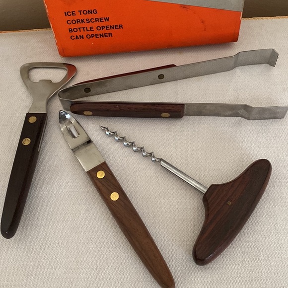 Vintage Bartenders Set of 4 Tools NIB - Picture 2 of 12